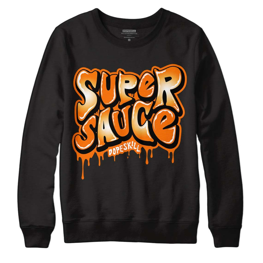 Dunk Low Magma Orange DopeSkill Sweatshirt Super Sauce Graphic