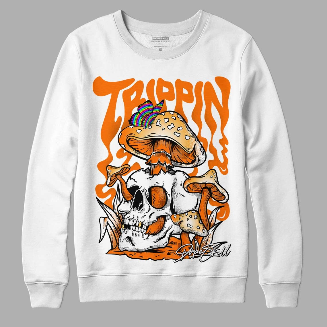 Dunk Low Magma Orange DopeSkill Sweatshirt Trippin Graphic