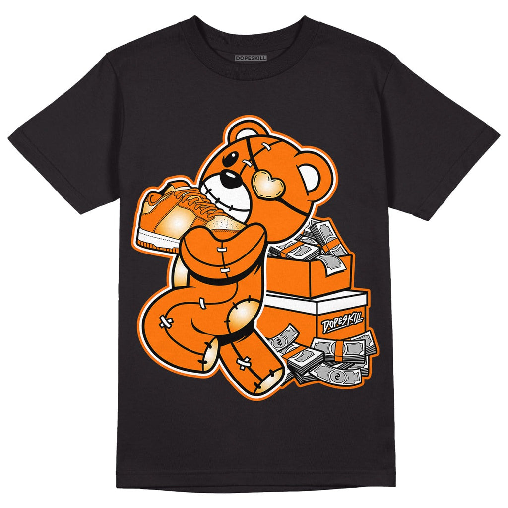 Dunk Low Magma Orange DopeSkill T-Shirt Bear Steals Sneaker Graphic