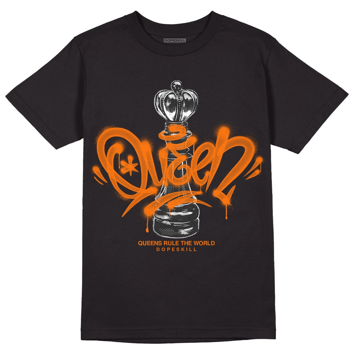 Dunk Low Magma Orange DopeSkill T-Shirt Queen Chess Graphic