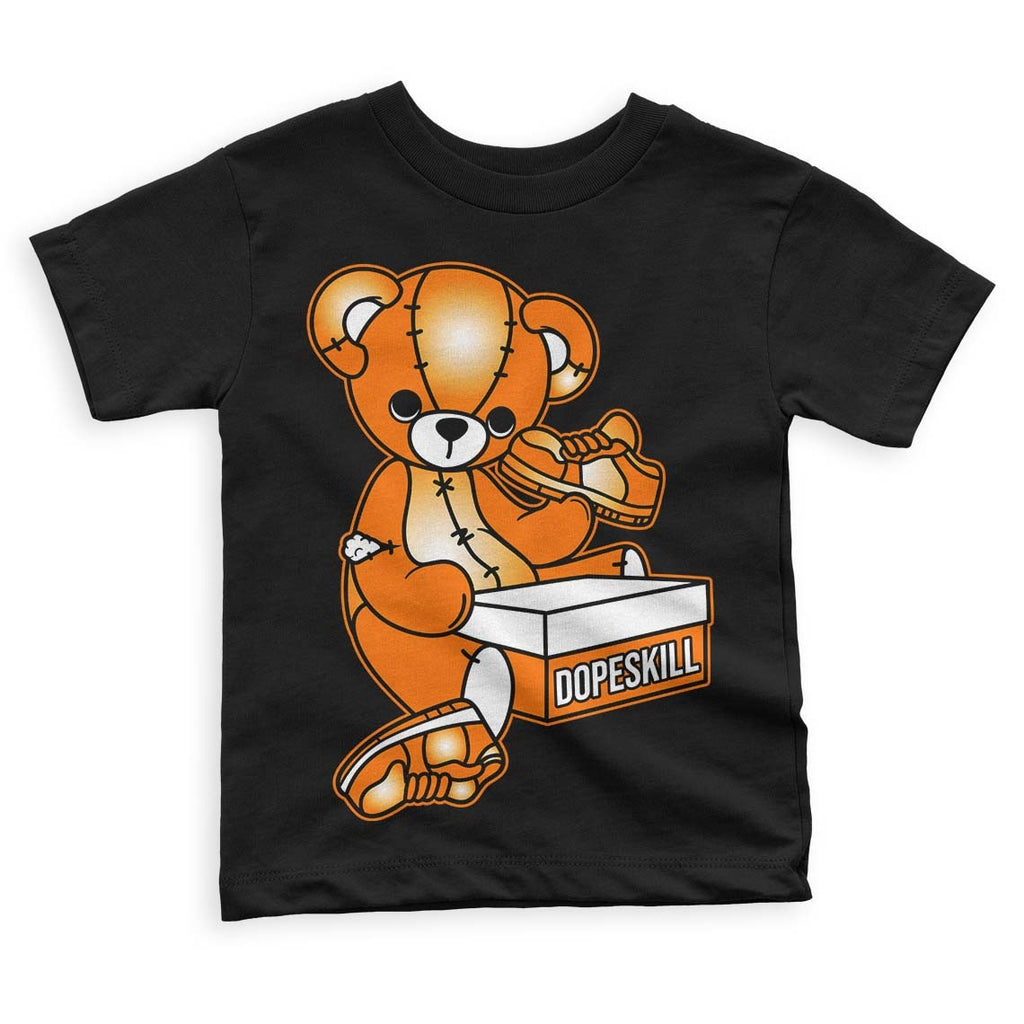 Dunk Low Magma Orange DopeSkill Toddler Kids T-shirt Sneakerhead BEAR Graphic