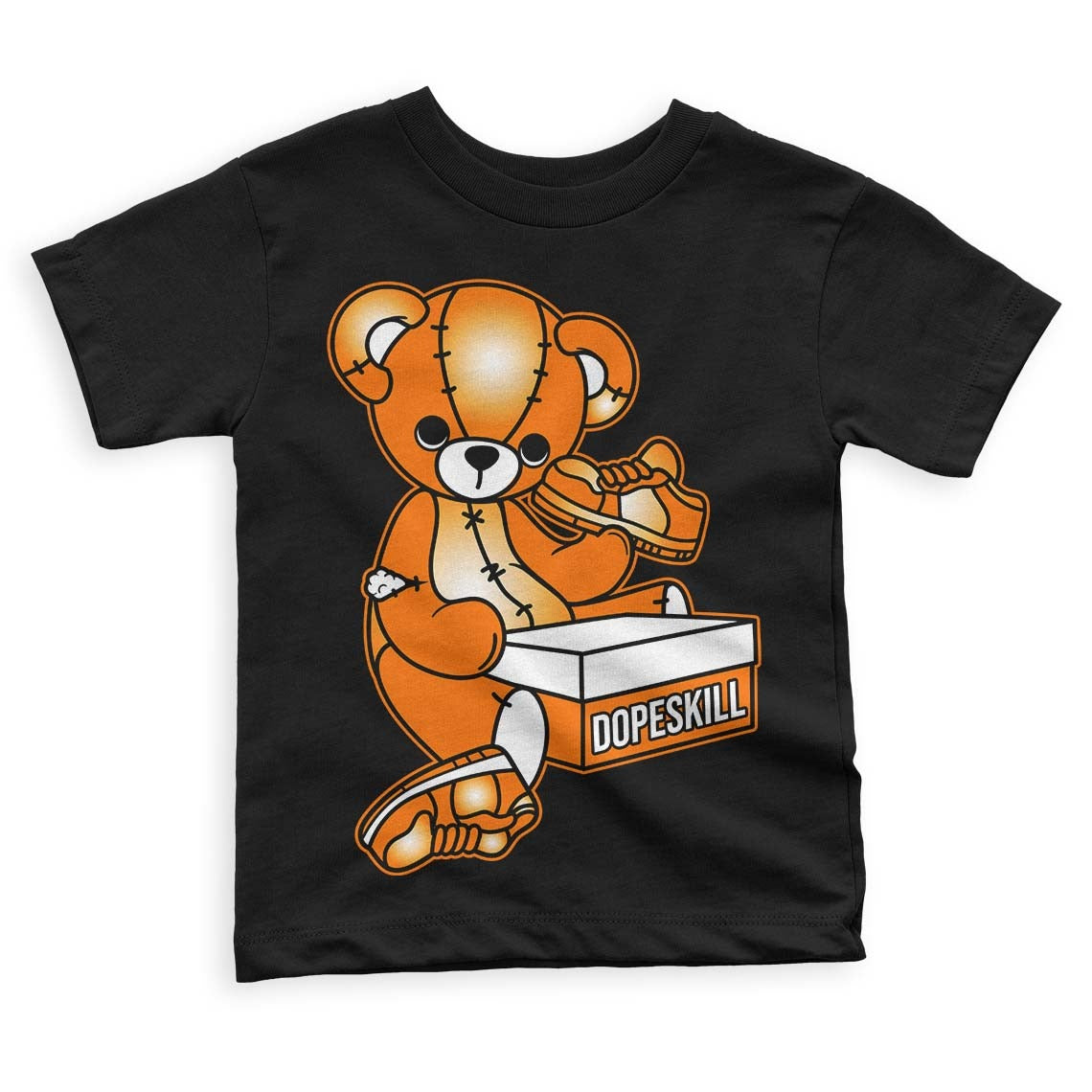 Dunk Low Magma Orange DopeSkill Toddler Kids T-shirt Sneakerhead BEAR Graphic