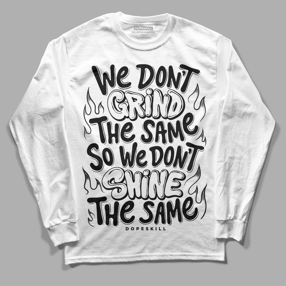 Dunk Low Panda White Black DopeSkill Long Sleeve T-Shirt Grind Shine Graphic