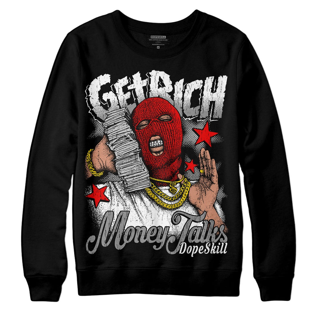 Dunk Low Panda White Black DopeSkill Sweatshirt Get Rich Graphic