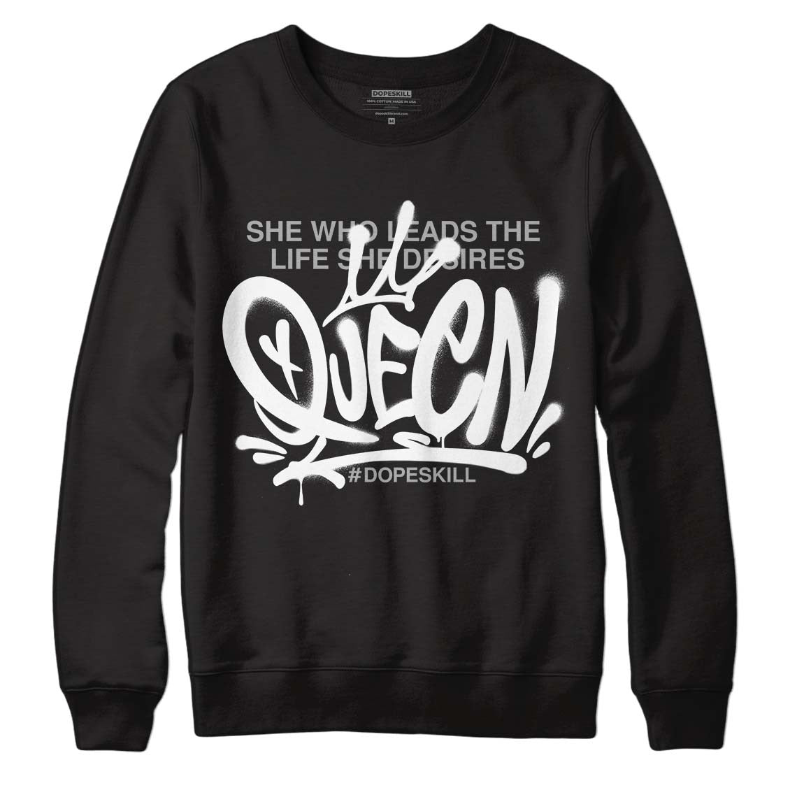 Dunk Low Panda White Black DopeSkill Sweatshirt Queen Graphic