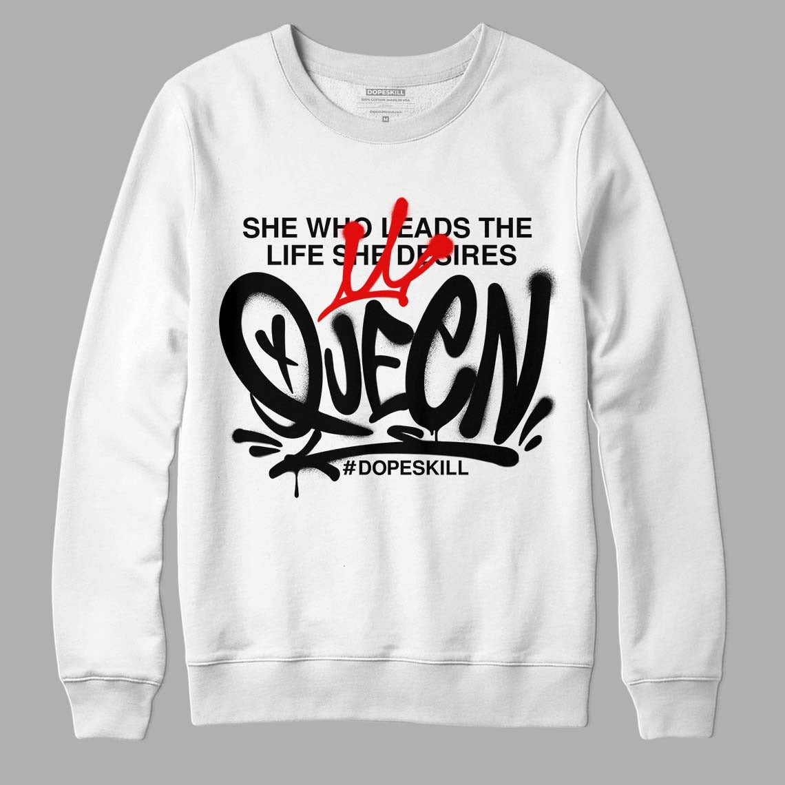 Dunk Low Panda White Black DopeSkill Sweatshirt Queen Graphic