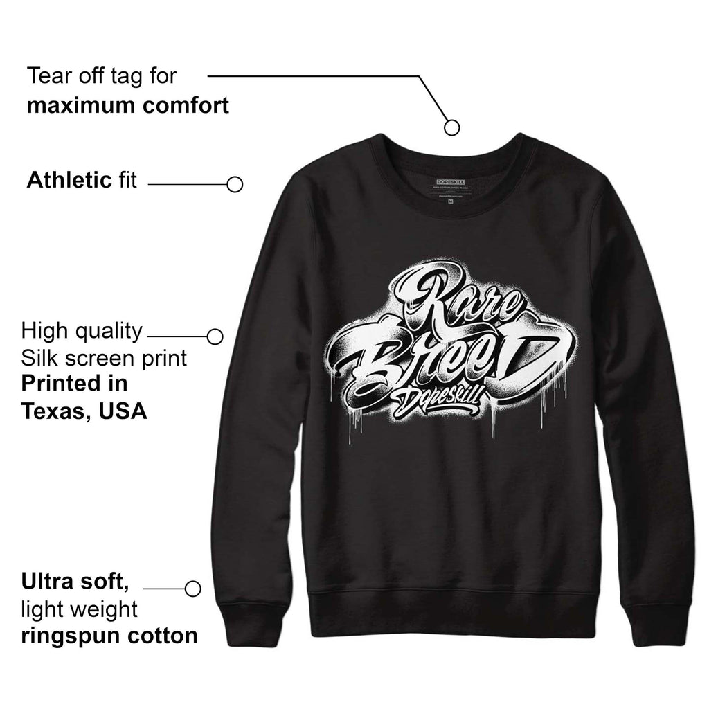 Dunk Low Panda White Black DopeSkill Sweatshirt Rare Breed Type Graphic