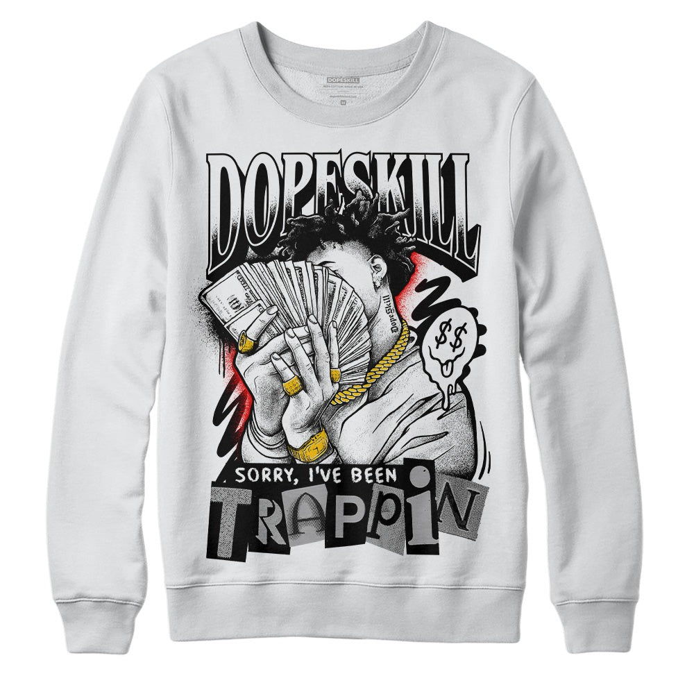 Dunk Low Panda White Black DopeSkill Sweatshirt Sorry I've Been Trappin Graphic