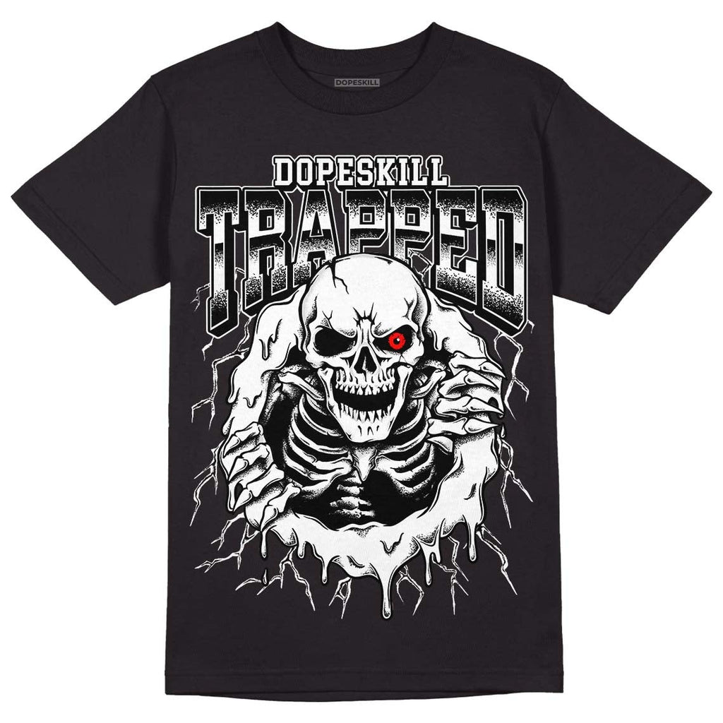 Dunk Low Panda White Black DopeSkill T-Shirt Trapped Halloween Graphic