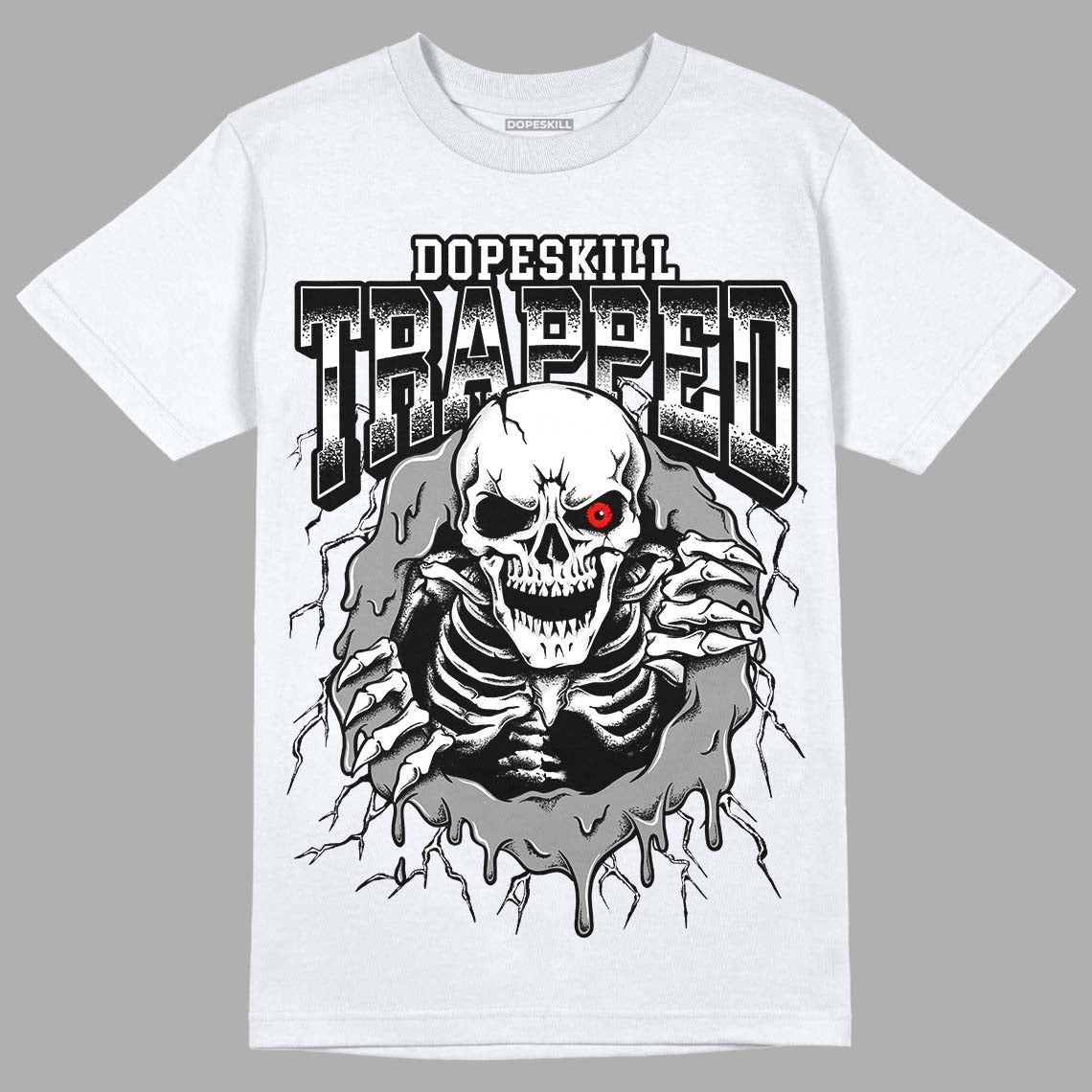 Dunk Low Panda White Black DopeSkill T-Shirt Trapped Halloween Graphic