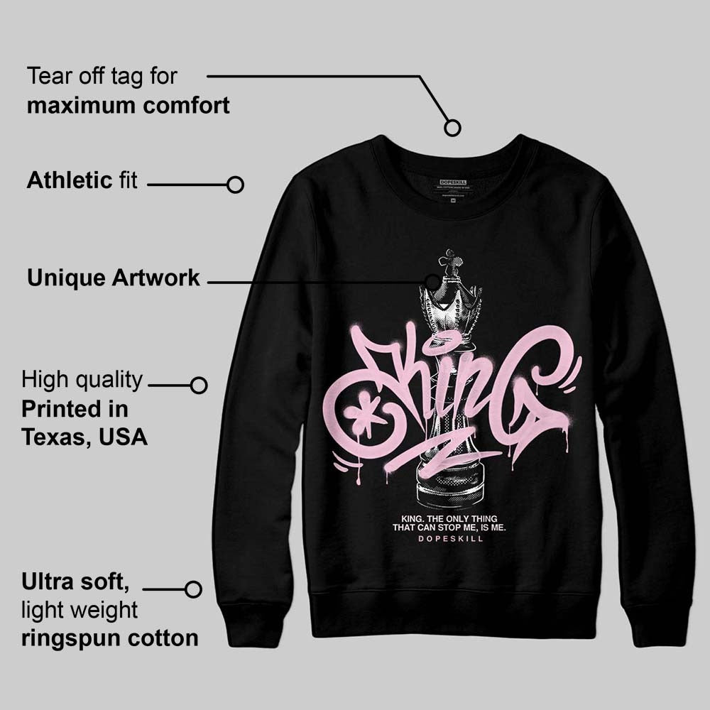 Dunk Low Pink Foam DopeSkill Sweatshirt King Chess Graphic
