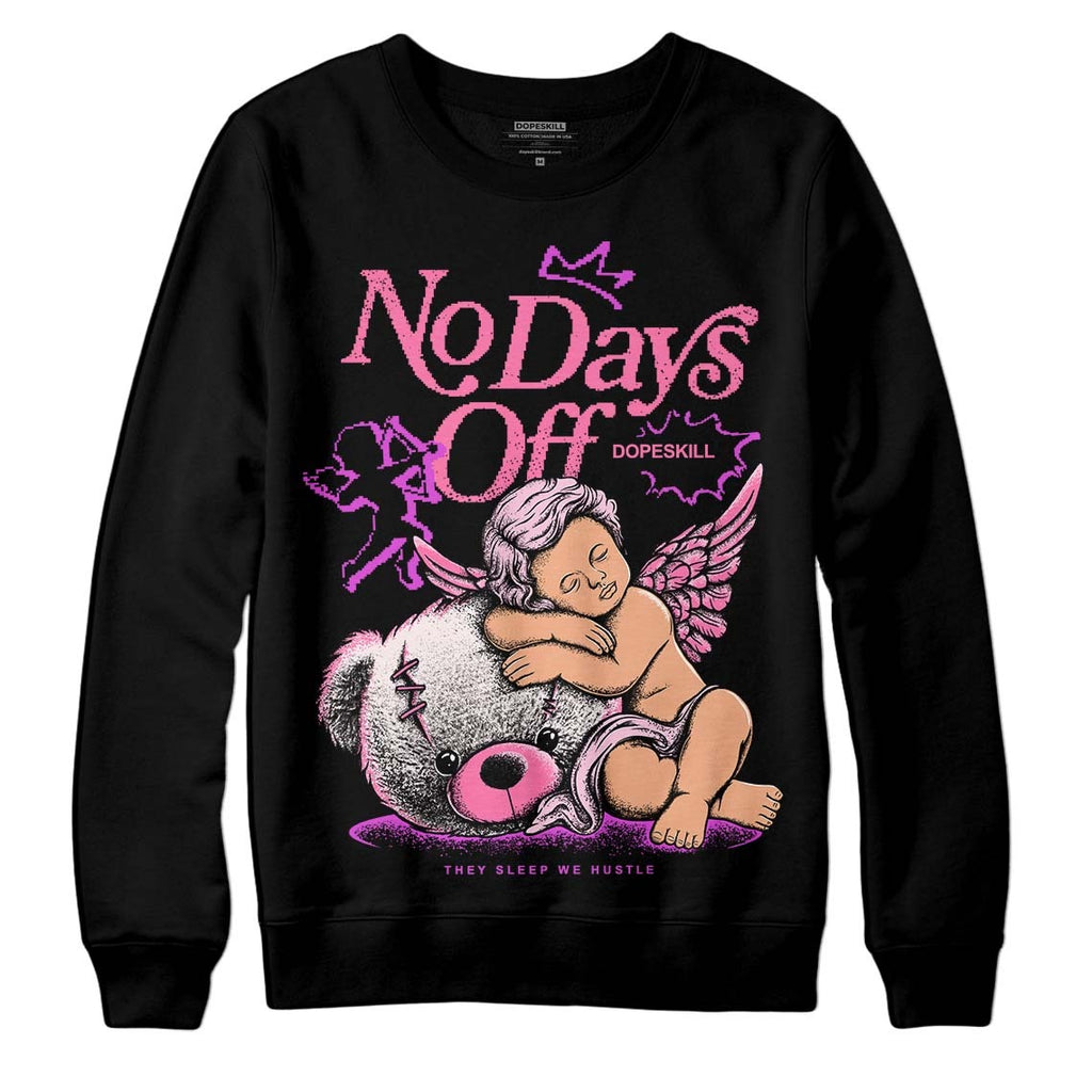 Dunk Low Pink Foam DopeSkill Sweatshirt New No Days Off Graphic