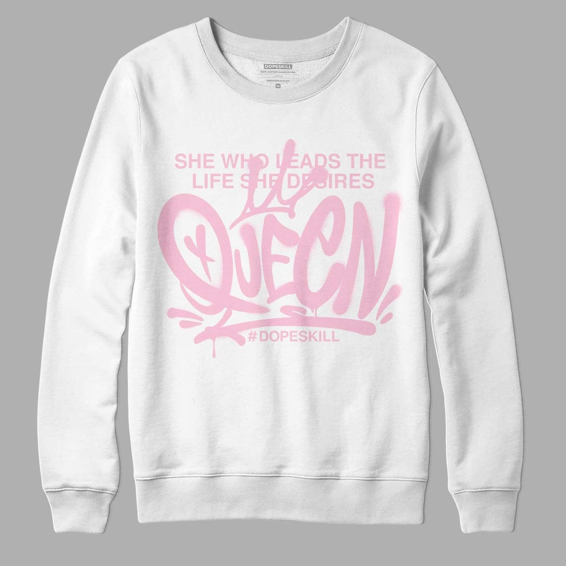 Dunk Low Pink Foam DopeSkill Sweatshirt Queen Graphic
