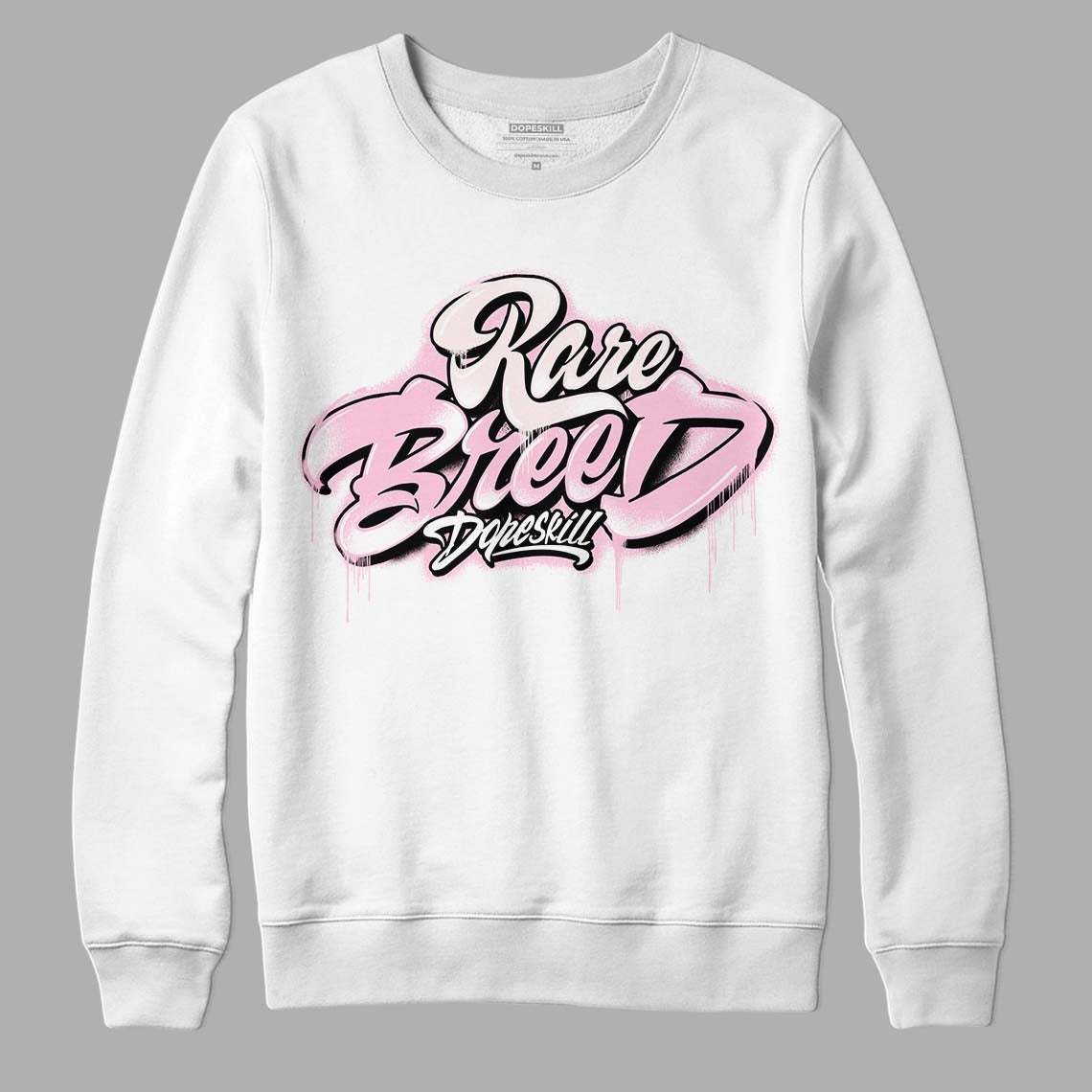 Dunk Low Pink Foam DopeSkill Sweatshirt Rare Breed Type Graphic
