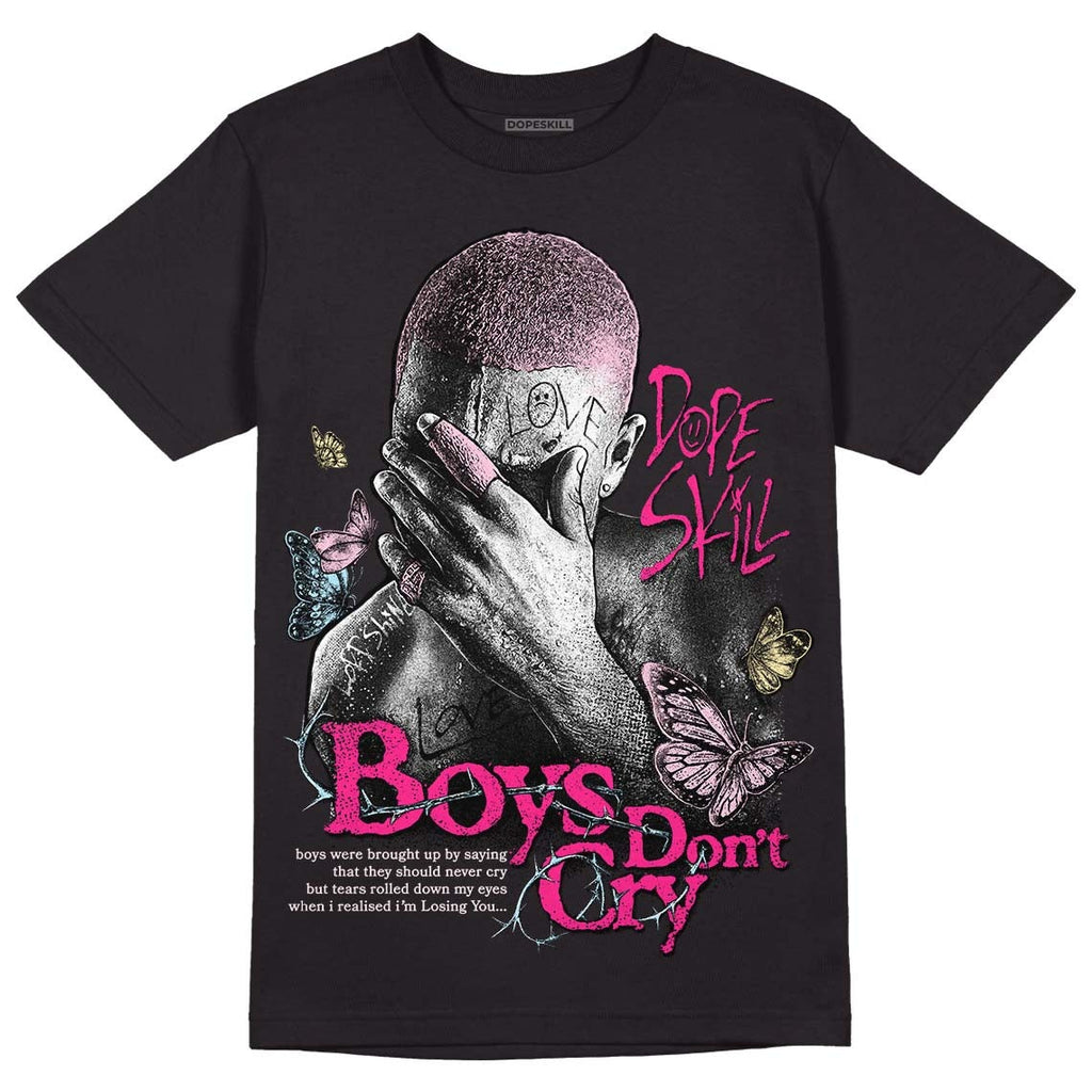 Dunk Low Pink Foam DopeSkill T-Shirt Boys Don't Cry Graphic