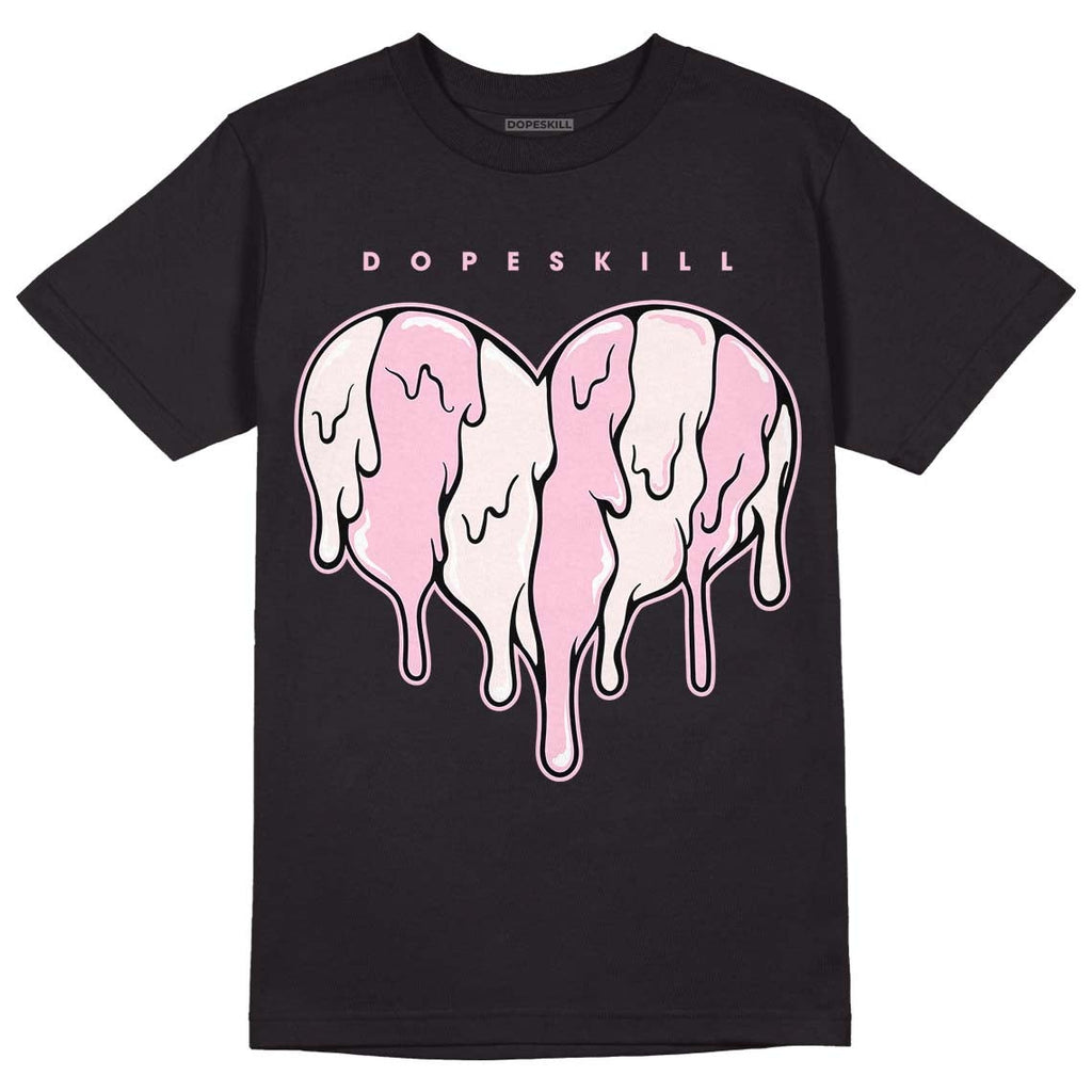 Dunk Low Pink Foam DopeSkill T-Shirt Slime Drip Heart Graphic