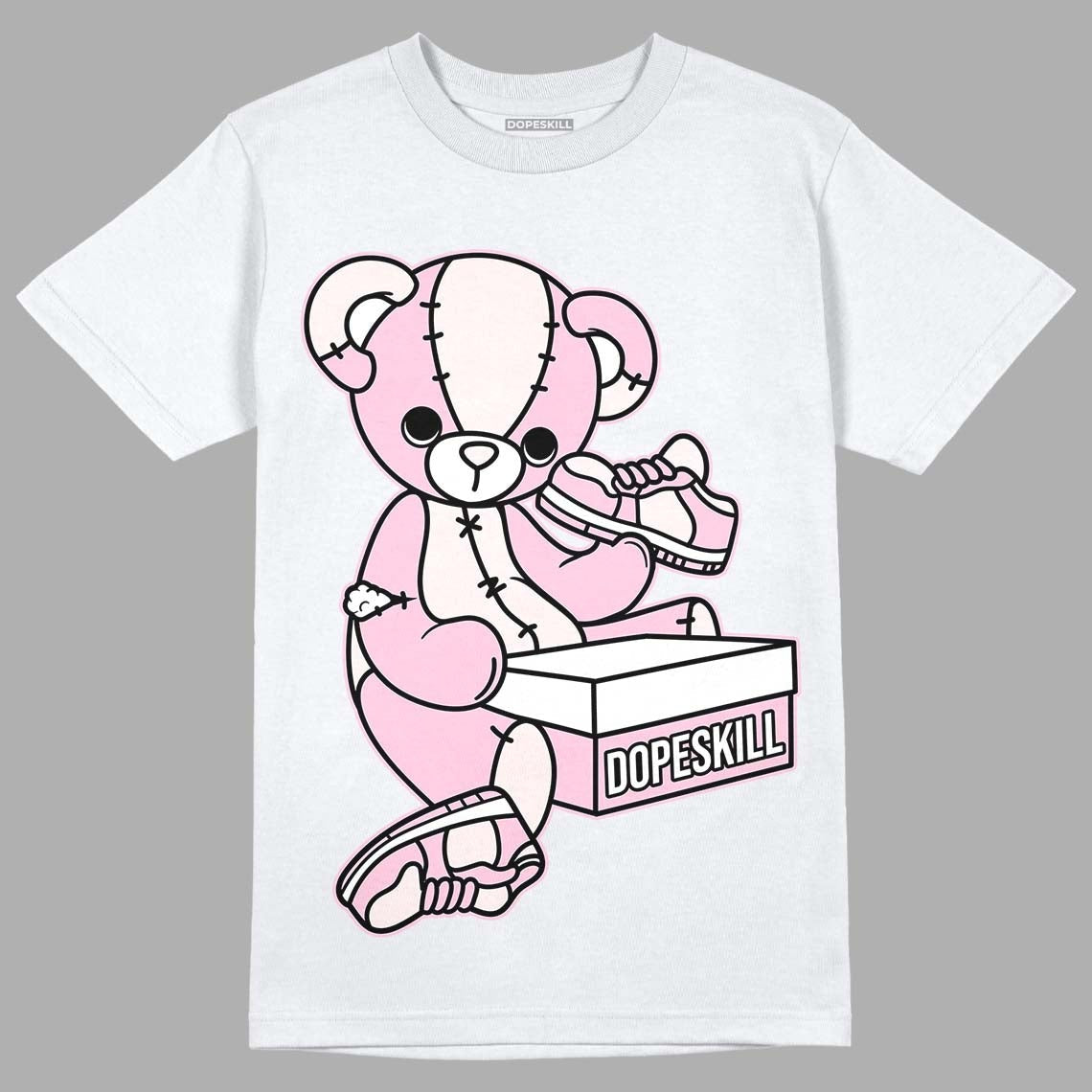 Dunk Low Pink Foam DopeSkill T-Shirt Sneakerhead BEAR Graphic