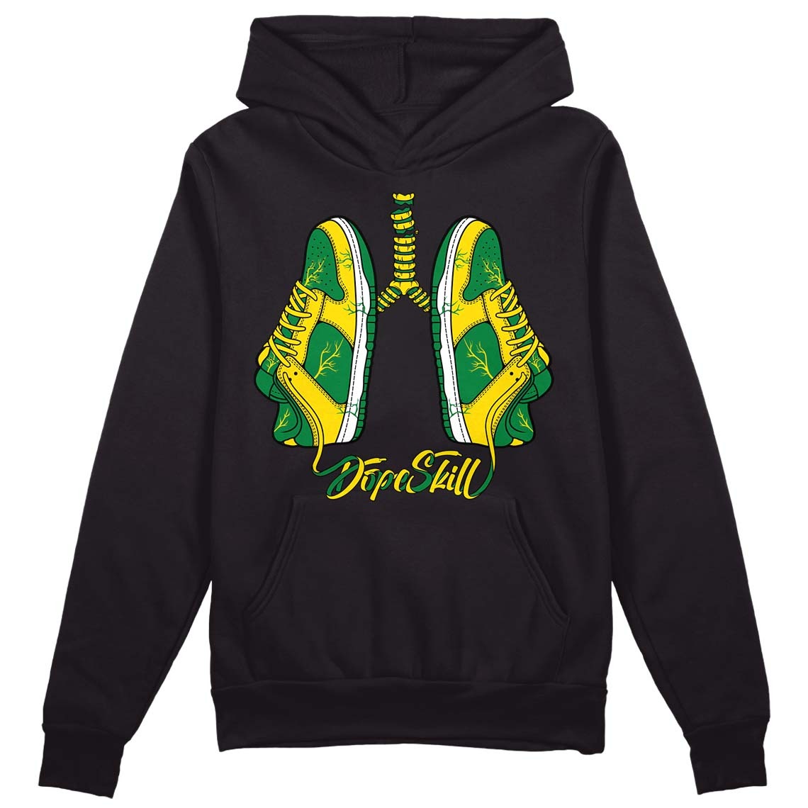 Dunk Low Reverse Brazil DopeSkill Hoodie Sweatshirt Breathe Graphic