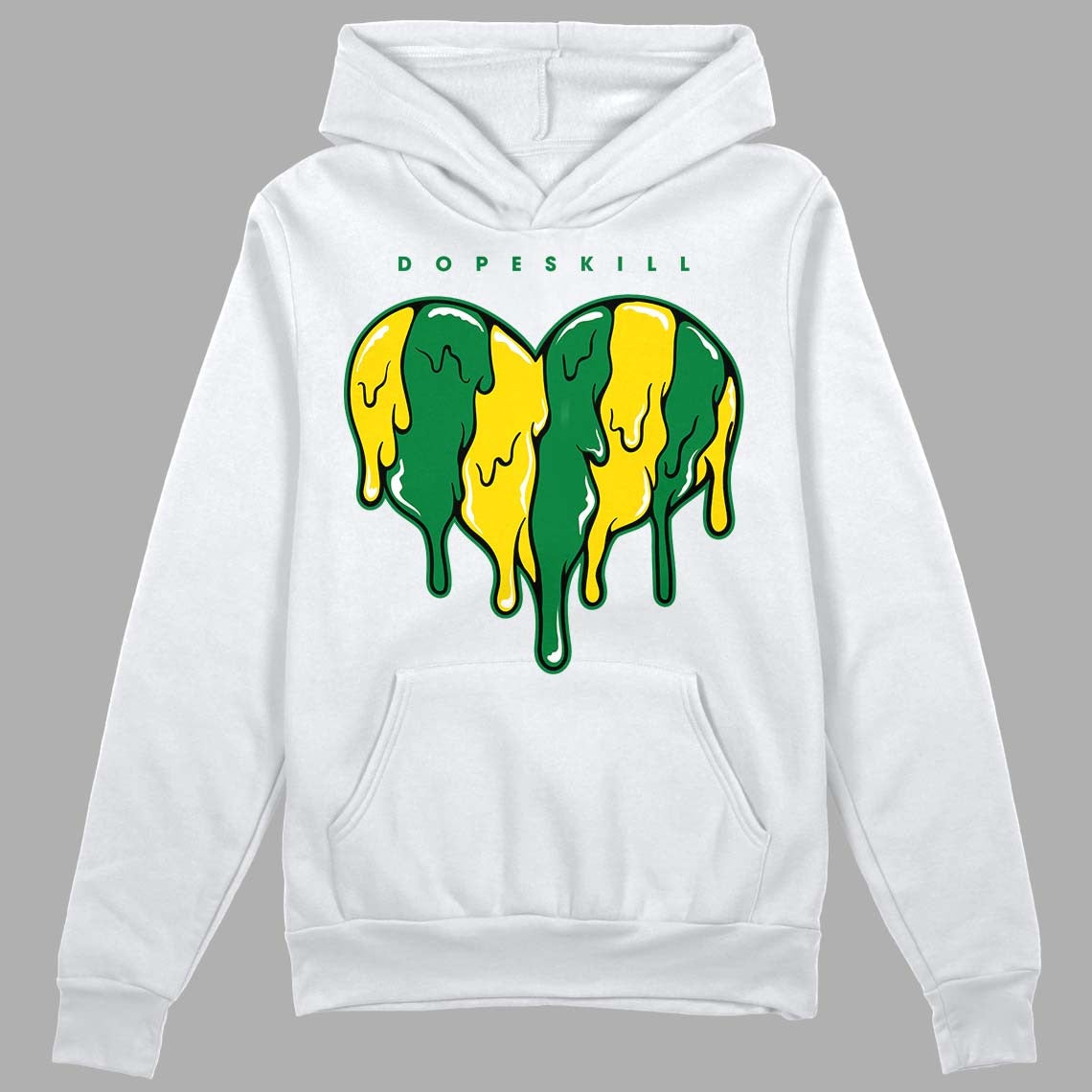 Dunk Low Reverse Brazil DopeSkill Hoodie Sweatshirt Slime Drip Heart Graphic
