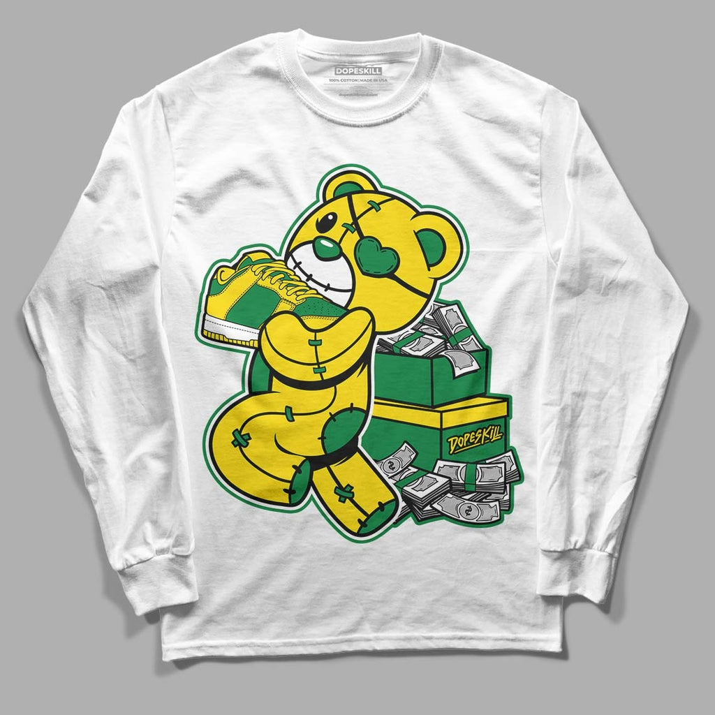 Dunk Low Reverse Brazil DopeSkill Long Sleeve T-Shirt Bear Steals Sneaker Graphic