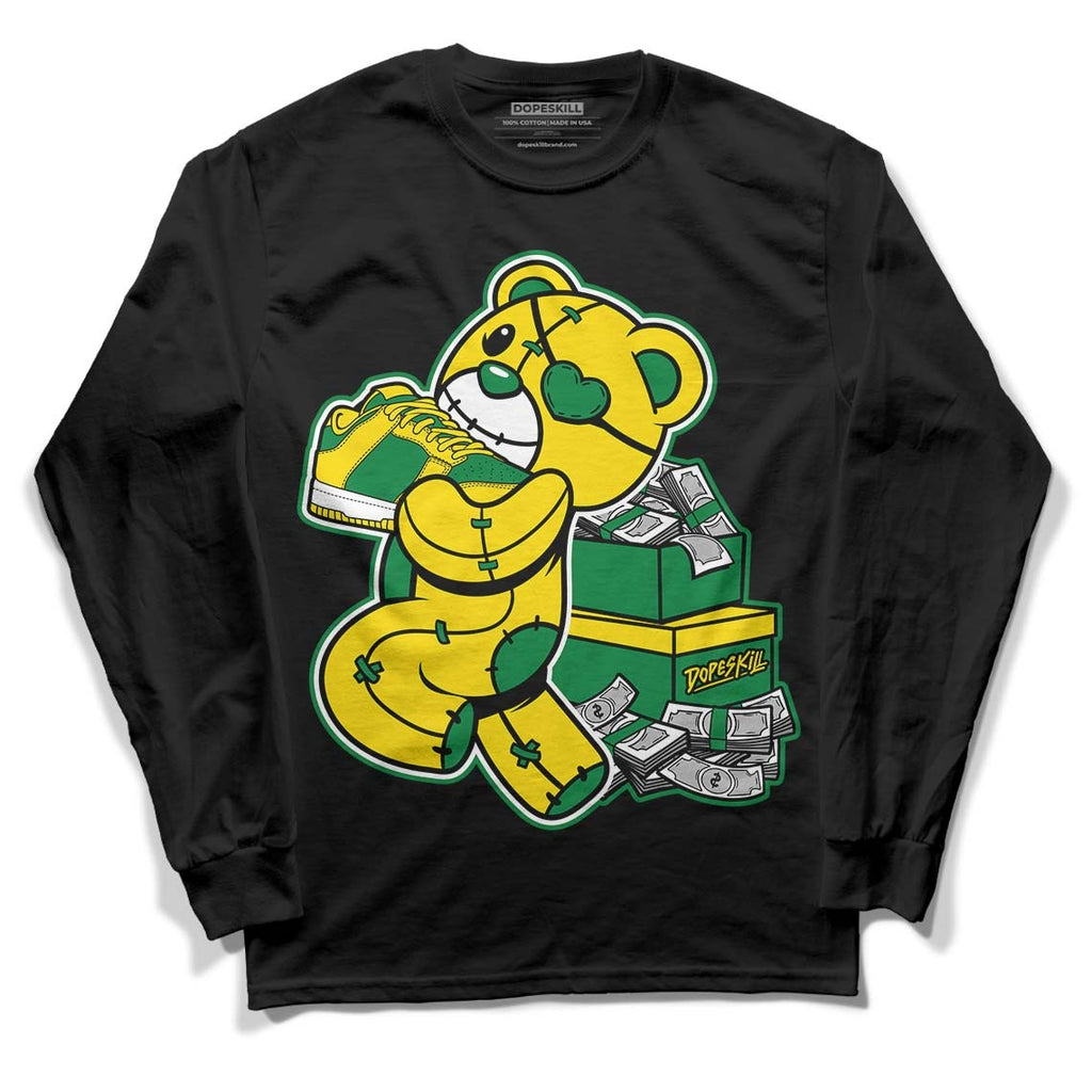 Dunk Low Reverse Brazil DopeSkill Long Sleeve T-Shirt Bear Steals Sneaker Graphic