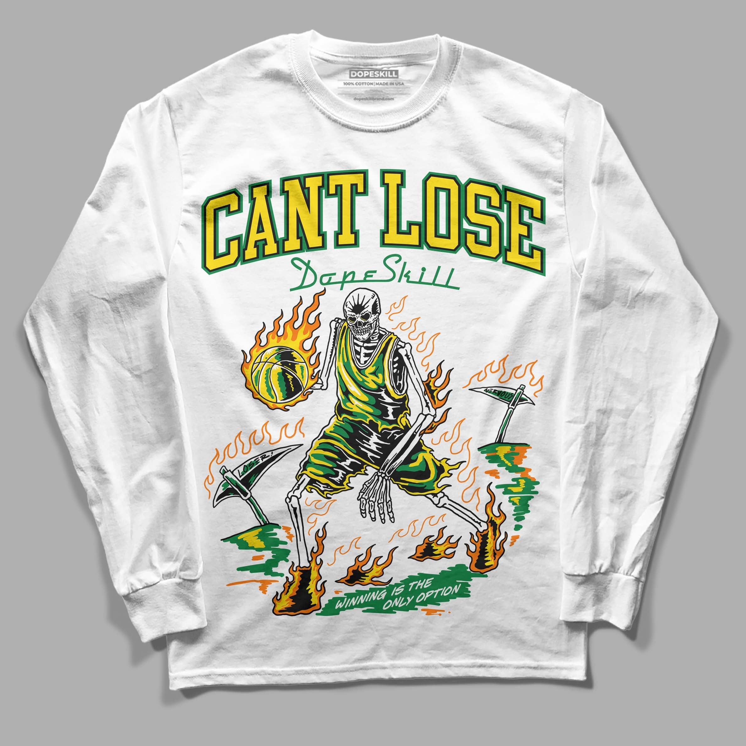 Dunk Low Reverse Brazil DopeSkill Long Sleeve T-Shirt Cant Lose Graphic