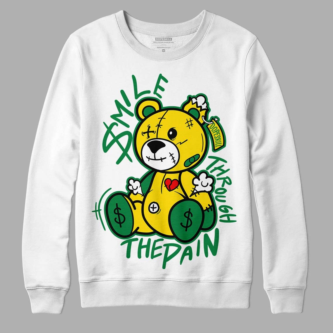 Dunk Low Reverse Brazil DopeSkill Sweatshirt BEAN Graphic