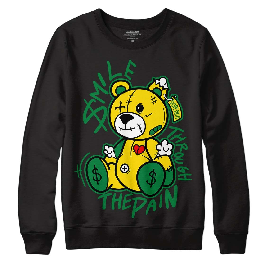 Dunk Low Reverse Brazil DopeSkill Sweatshirt BEAN Graphic