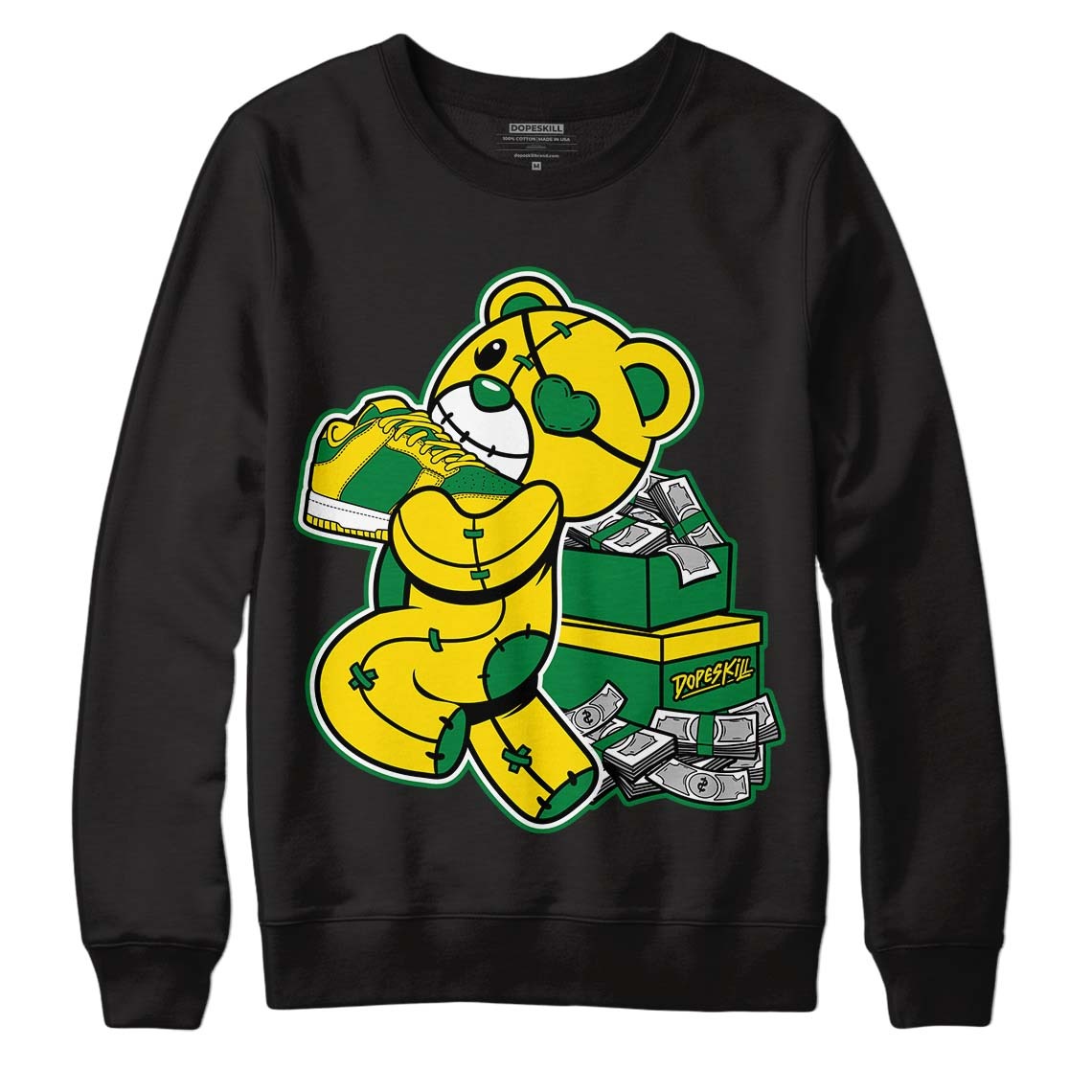 Dunk Low Reverse Brazil DopeSkill Sweatshirt Bear Steals Sneaker Graphic