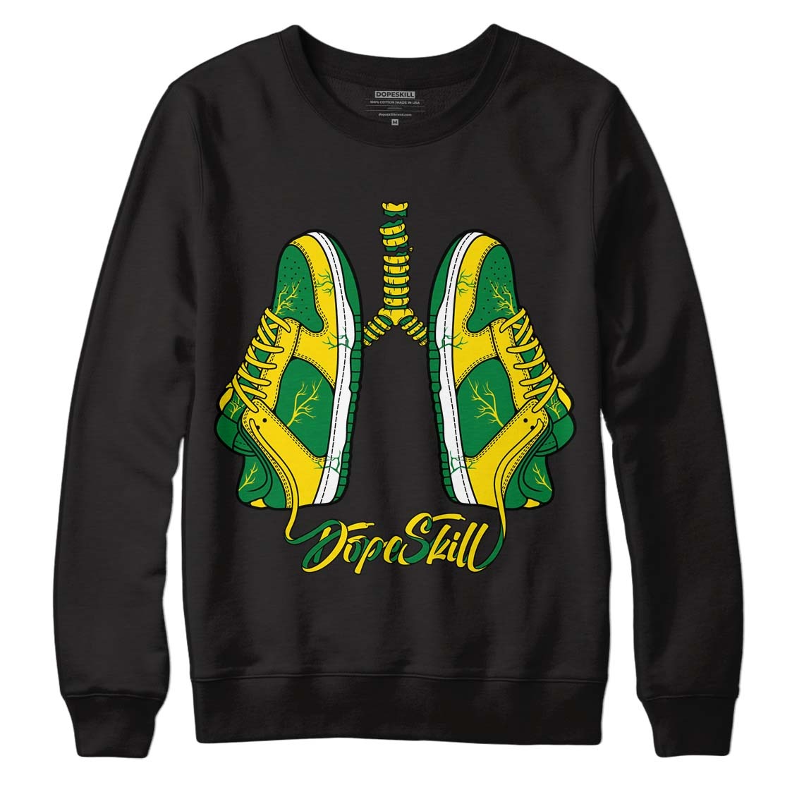 Dunk Low Reverse Brazil DopeSkill Sweatshirt Breathe Graphic
