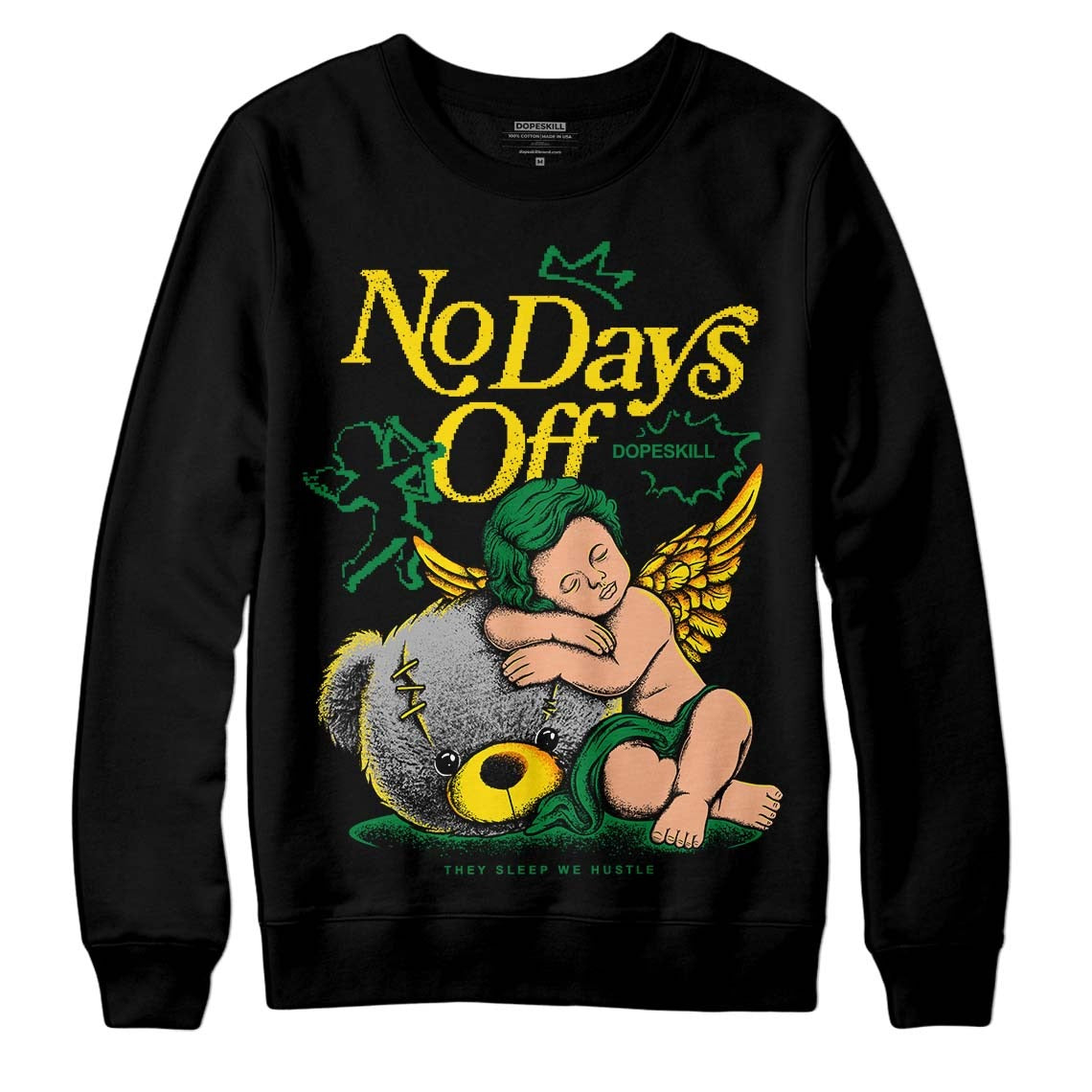 Dunk Low Reverse Brazil DopeSkill Sweatshirt New No Days Off Graphic