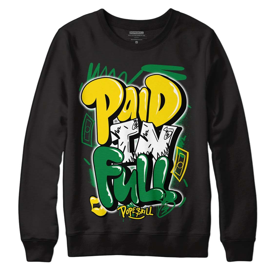 Dunk Low Reverse Brazil DopeSkill Sweatshirt New Paid In Full Graphic