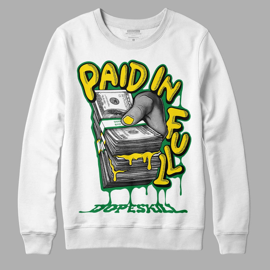 Dunk Low Reverse Brazil DopeSkill Sweatshirt Paid In Full Graphic