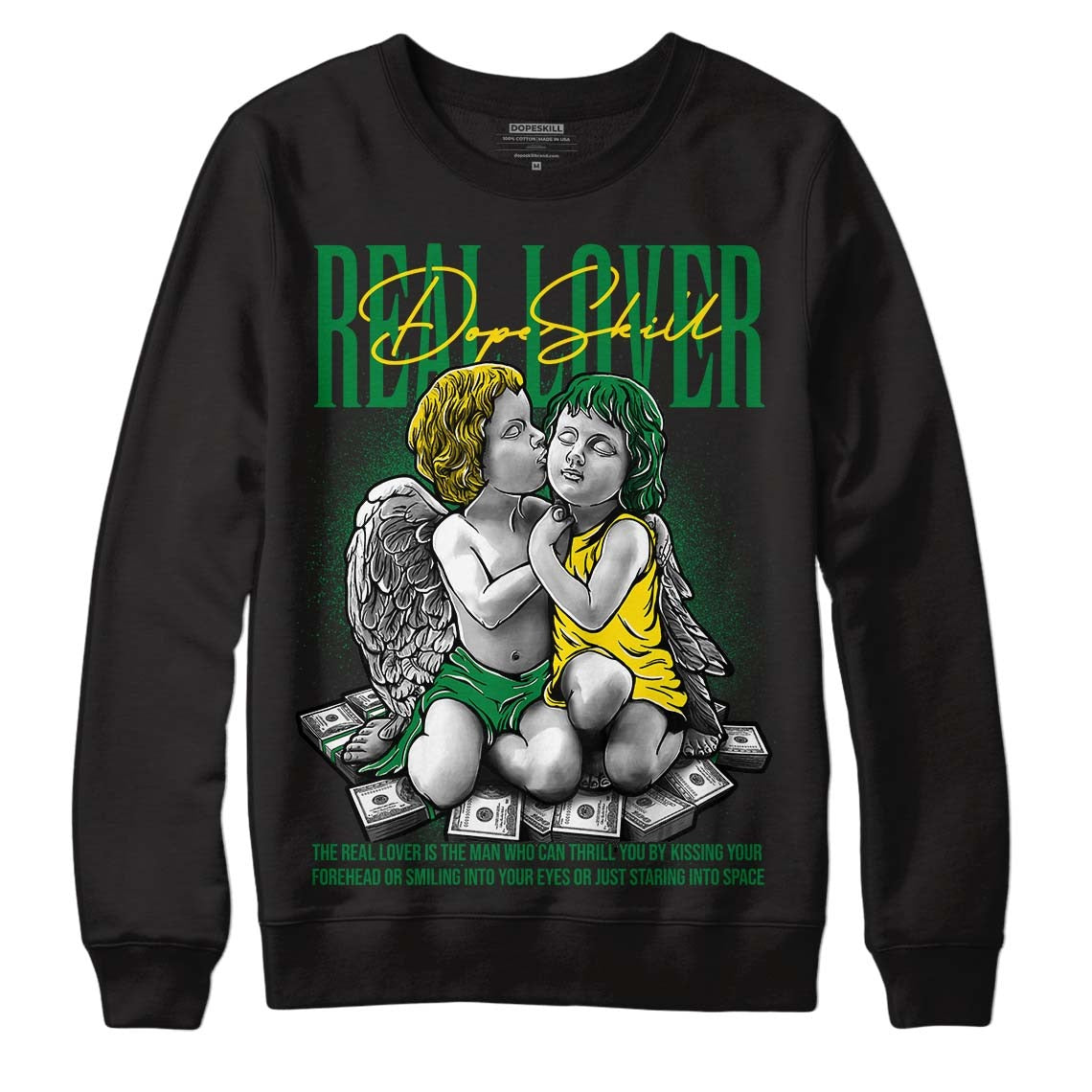 Dunk Low Reverse Brazil DopeSkill Sweatshirt Real Lover Graphic