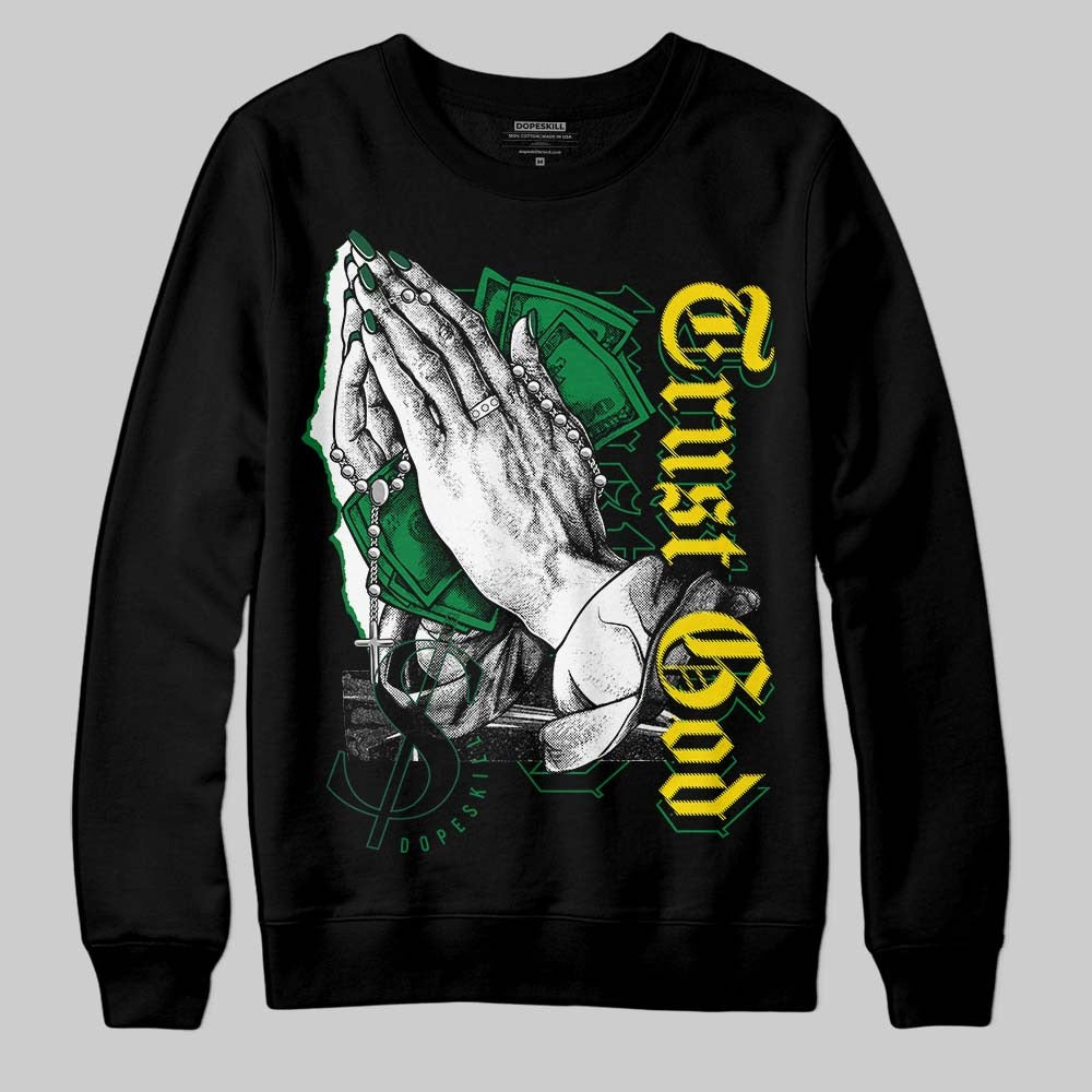 Dunk Low Reverse Brazil DopeSkill Sweatshirt Trust God Graphic