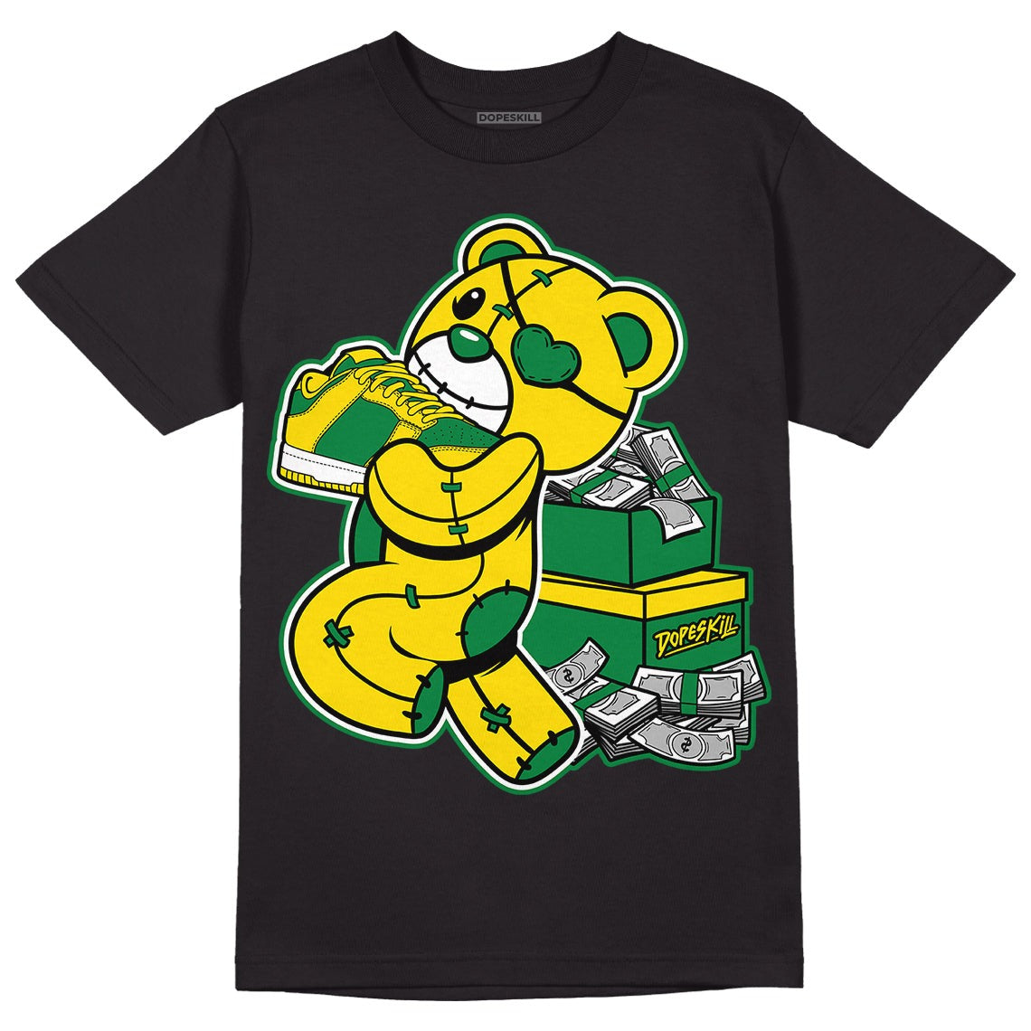 Dunk Low Reverse Brazil DopeSkill T-Shirt Bear Steals Sneaker Graphic