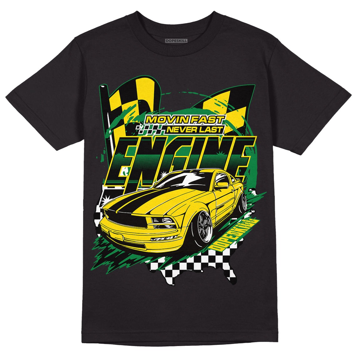 Dunk Low Reverse Brazil DopeSkill T-Shirt ENGINE Tshirt Graphic