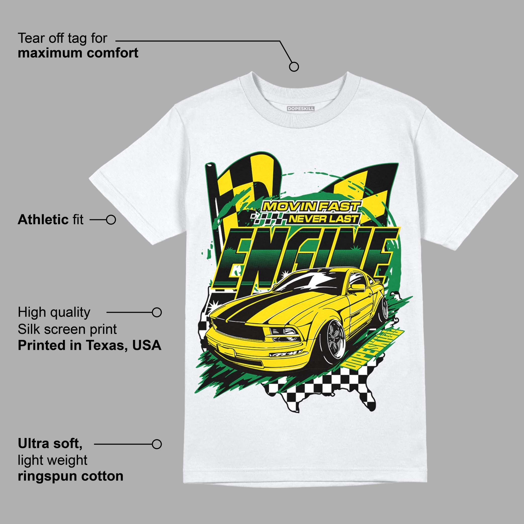 Dunk Low Reverse Brazil DopeSkill T-Shirt ENGINE Tshirt Graphic