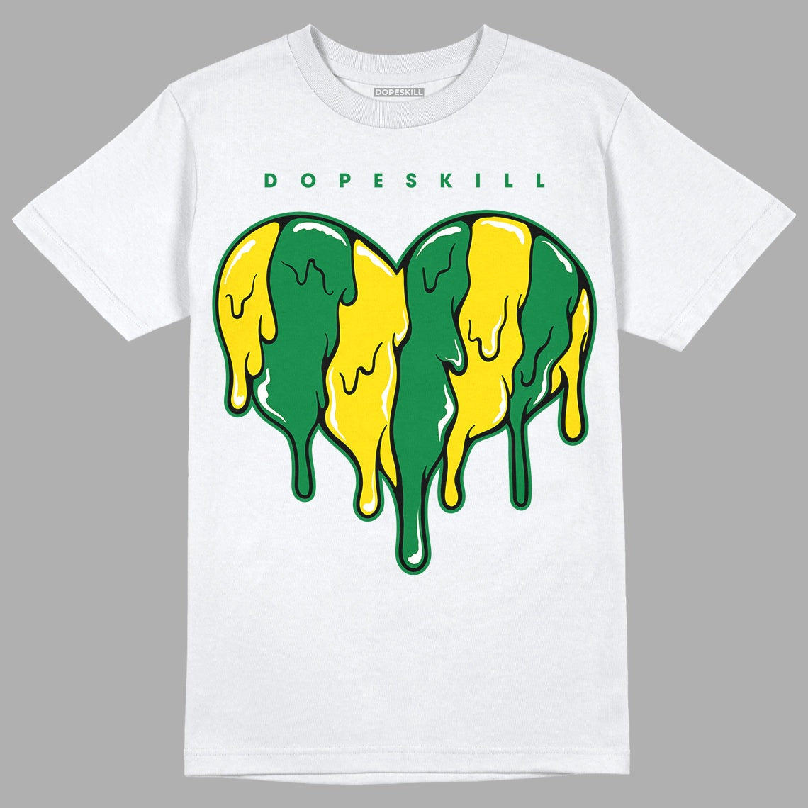 Dunk Low Reverse Brazil DopeSkill T-Shirt Slime Drip Heart Graphic