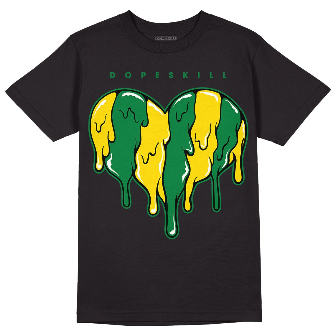 Dunk Low Reverse Brazil DopeSkill T-Shirt Slime Drip Heart Graphic