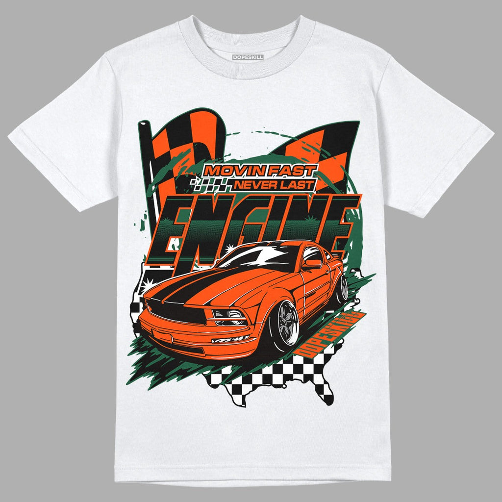 Dunk Low Team Dark Green Orange DopeSkill T-Shirt ENGINE Tshirt Graphic