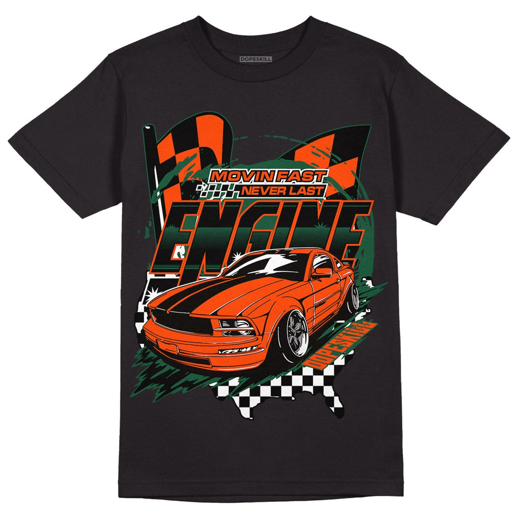 Dunk Low Team Dark Green Orange DopeSkill T-Shirt ENGINE Tshirt Graphic
