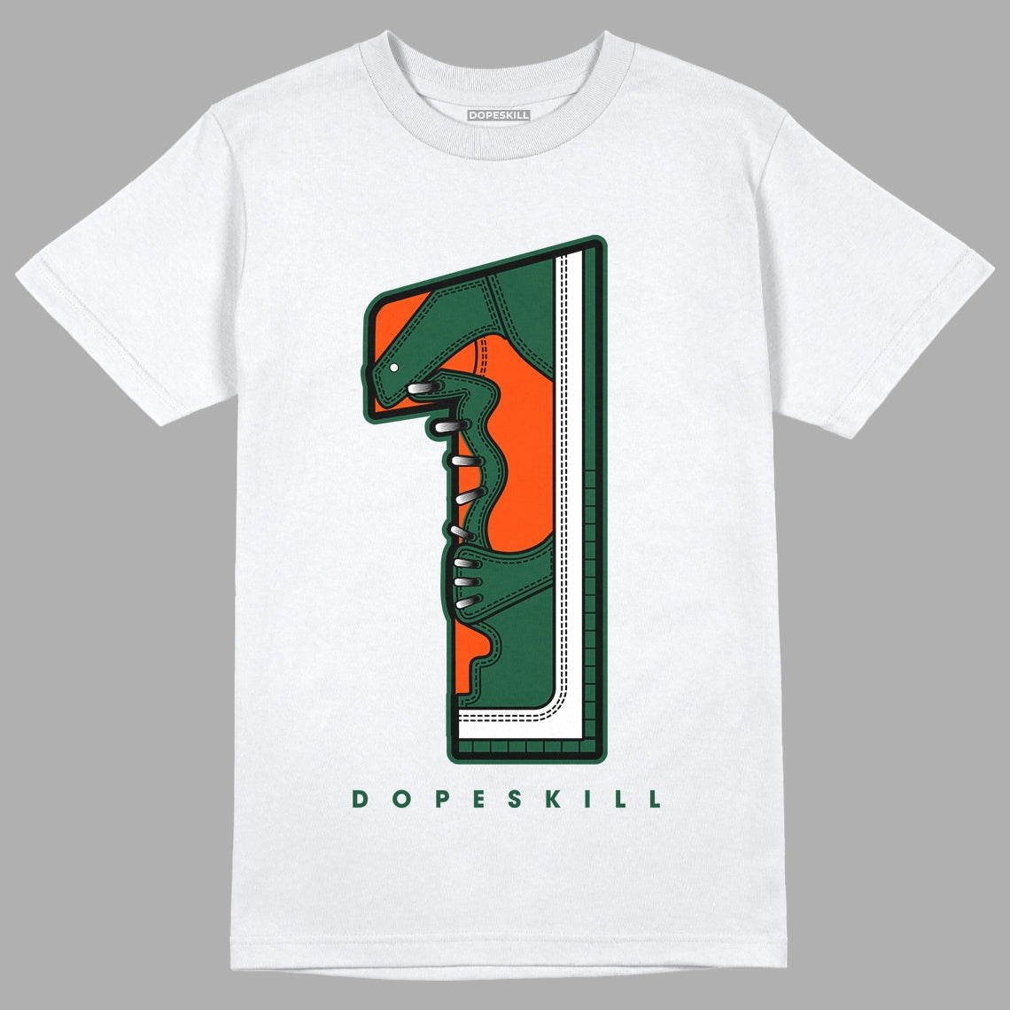 Dunk Low Team Dark Green Orange DopeSkill T-Shirt No.1 Graphic