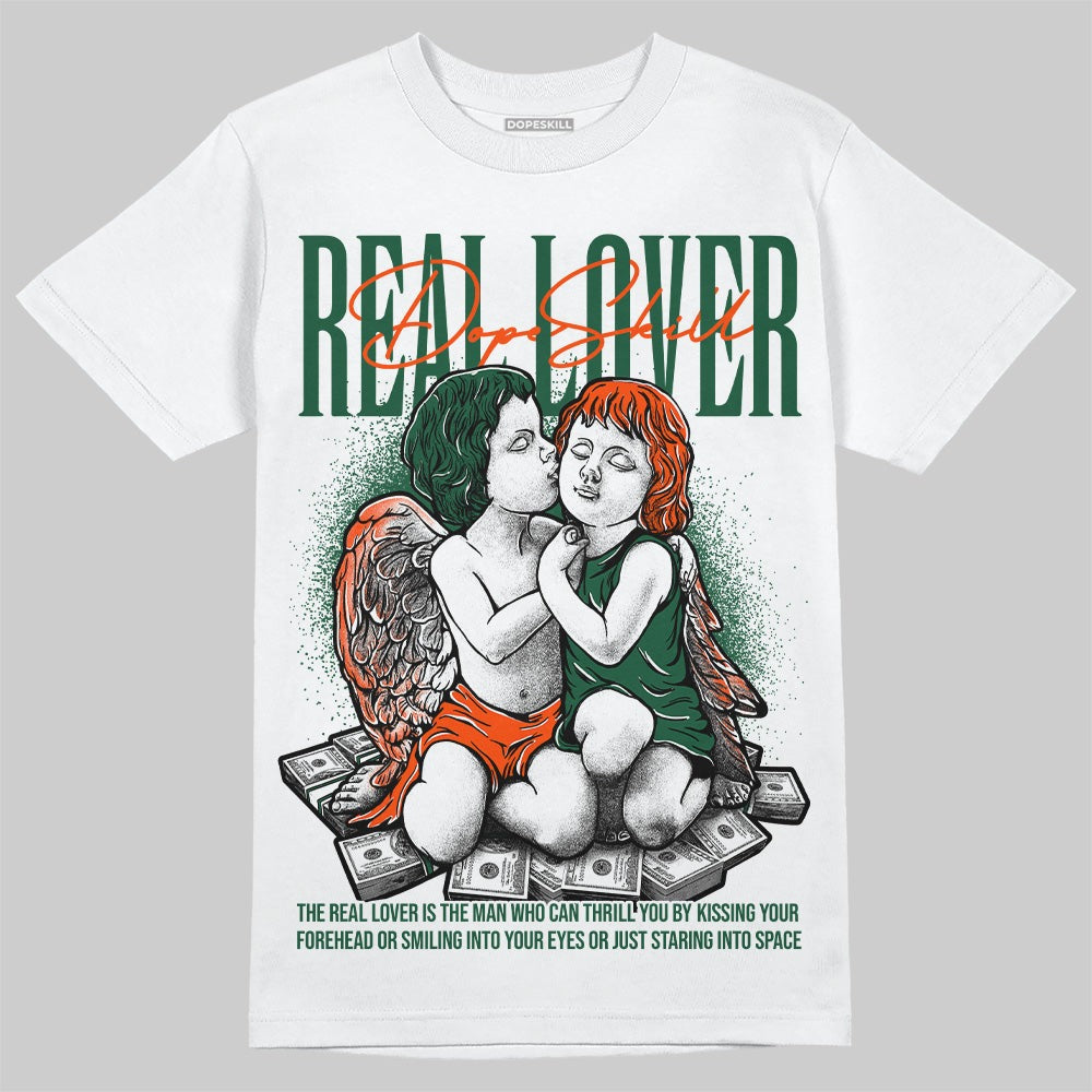 Dunk Low Team Dark Green Orange DopeSkill T-Shirt Real Lover Graphic
