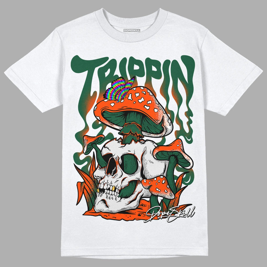 Dunk Low Team Dark Green Orange DopeSkill T-Shirt Trippin Graphic
