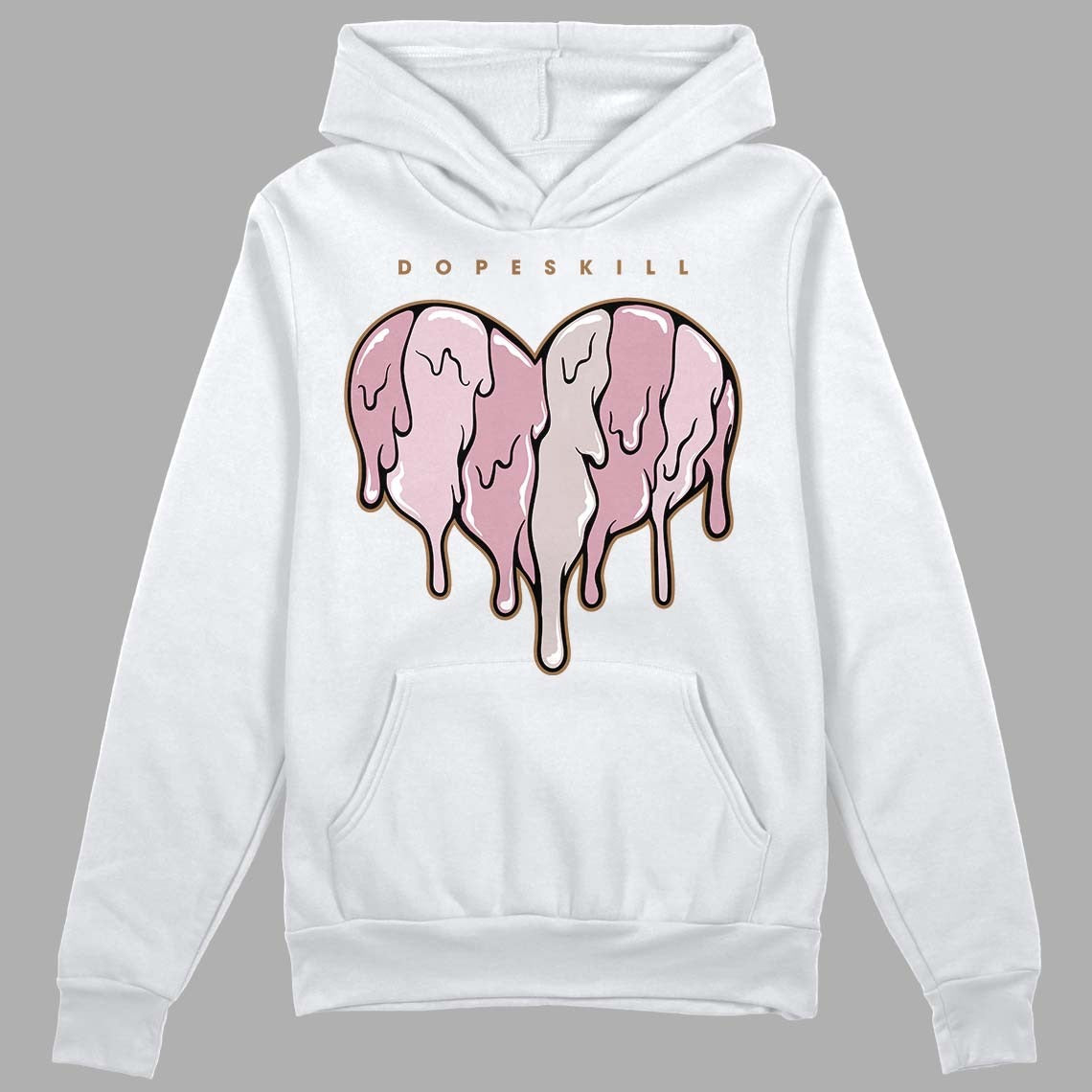 Dunk Low Teddy Bear Pink DopeSkill Hoodie Sweatshirt Slime Drip Heart Graphic