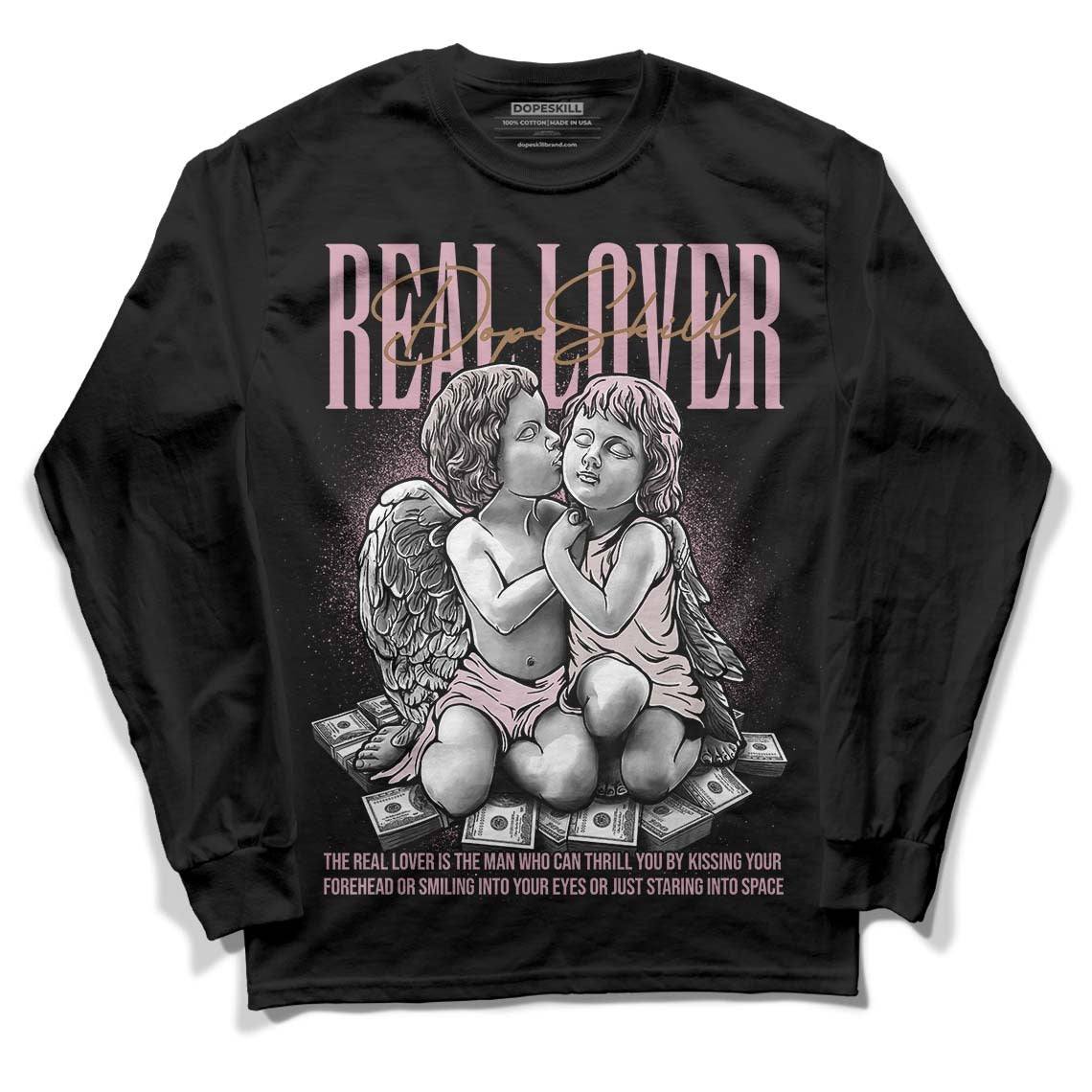 Dunk Low Teddy Bear Pink DopeSkill Long Sleeve T-Shirt Real Lover Graphic