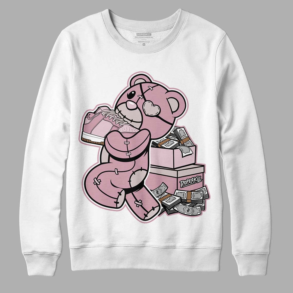 Dunk Low Teddy Bear Pink DopeSkill Sweatshirt Bear Steals Sneaker Graphic