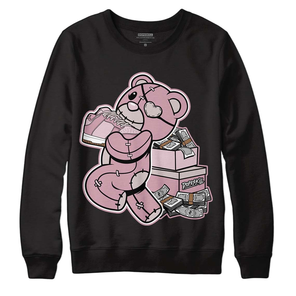 Dunk Low Teddy Bear Pink DopeSkill Sweatshirt Bear Steals Sneaker Graphic
