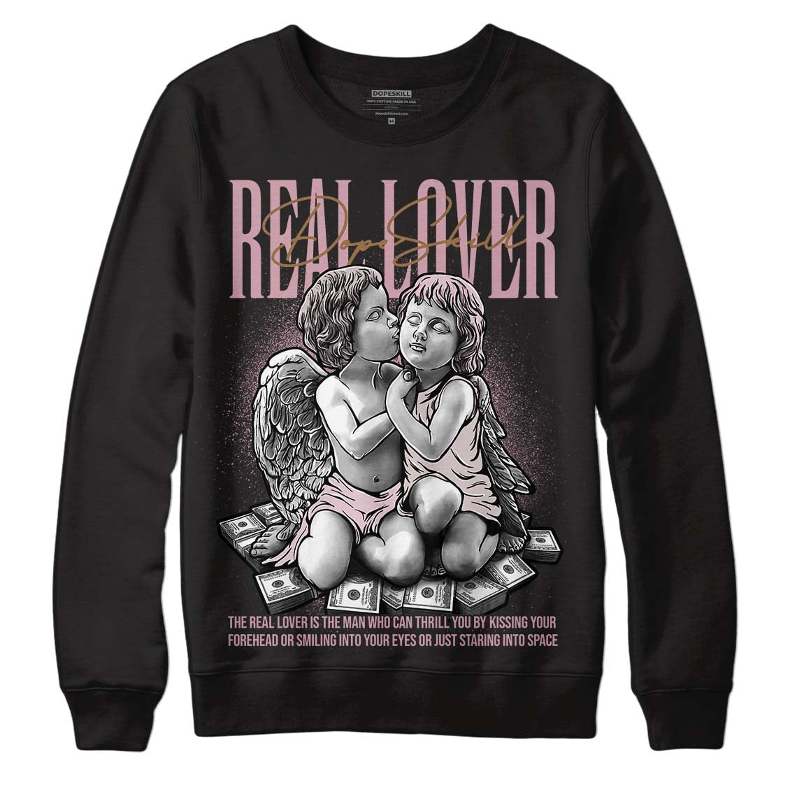Dunk Low Teddy Bear Pink DopeSkill Sweatshirt Real Lover Graphic